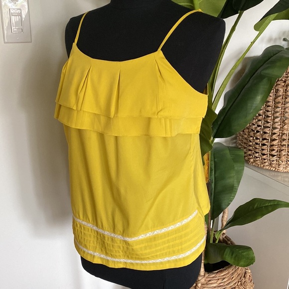 Banana Republic Yellow Cami Blouse - Picture 3 of 9